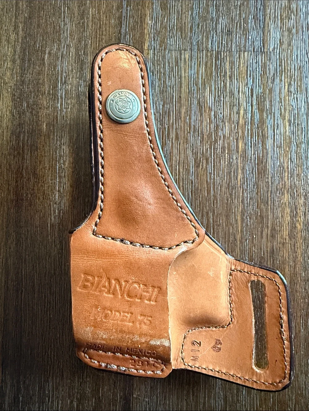 Right-Hand Leather Belt Holster